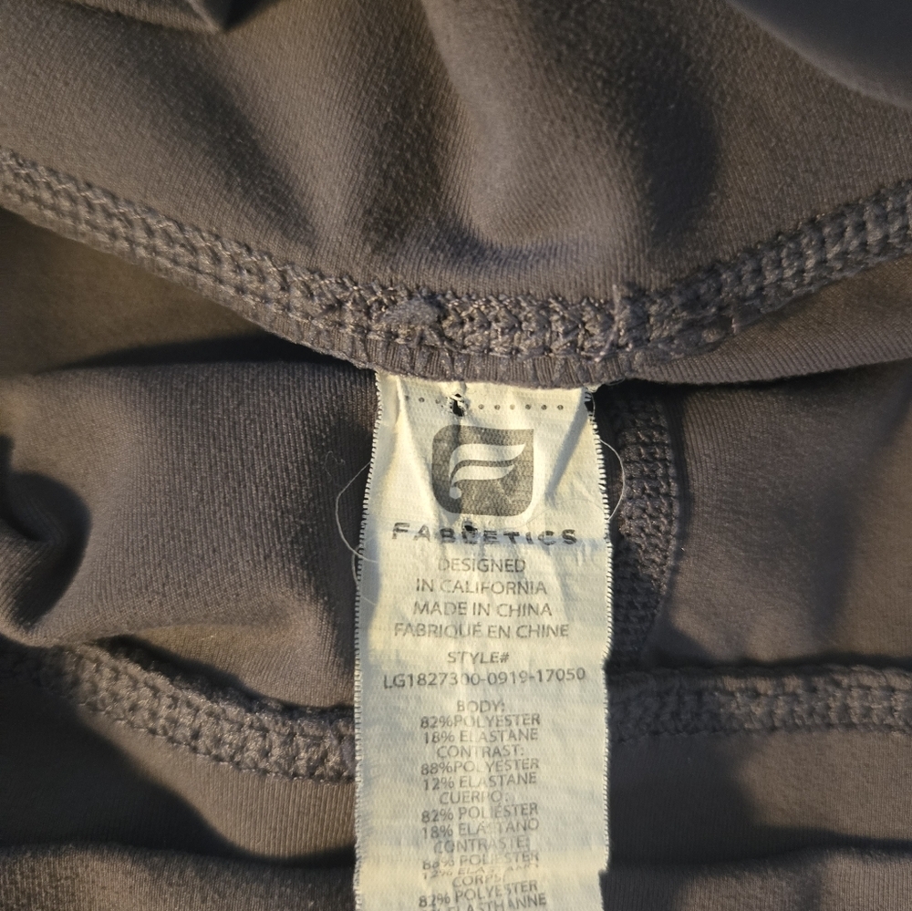Fabletics Cashel Foldover PureLuxe Leggings in Mauve/Purple - Size L - Picture 7 of 12